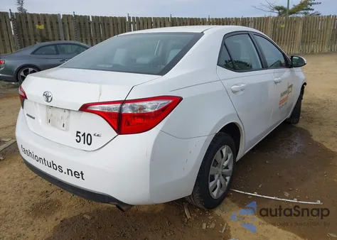 2016 Toyota Corolla Le from USA, damaged, VIN 2T1BURHE5GC499976